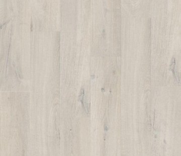 Замковый виниловый пол Quick-Step Alpha Vinyl Medium Planks AVMP40200 Дуб хлопковый белый