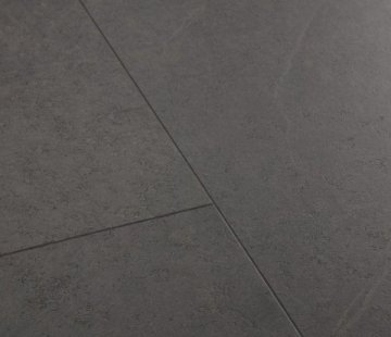 Замковый виниловый пол Quick-Step Alpha Vinyl Tiles AVST40035 Сланец чёрный