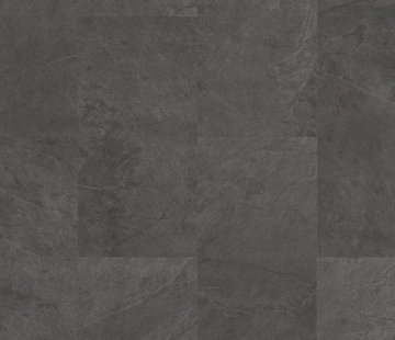 Замковый виниловый пол Quick-Step Alpha Vinyl Tiles AVST40035 Сланец чёрный