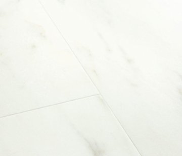 Замковый виниловый пол Quick-Step Alpha Vinyl Tiles AVST40136 Мрамор каррарский белый