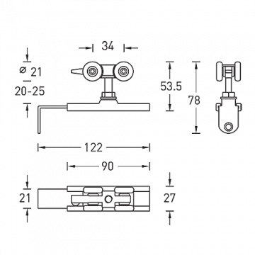 Комплект роликов AY8315A