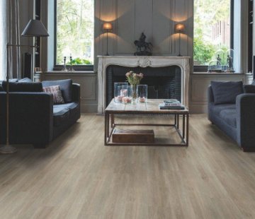 Клеевой виниловый пол Quick-Step Balance Glue Plus BAGP40053 Серо-бурый шелковый дуб