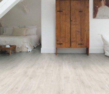 Замковый виниловый пол Quick-Step Balance Click PLUS BACP40128 Дуб Каньон светлый пилёный