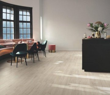Замковый виниловый пол Quick-Step Balance Click BACL40158 Дуб бархатный бежевый
