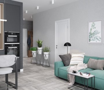 Клеевой виниловый пол Alpine Floor Parquet LVT ECO 16-18 Дуб Лейтена