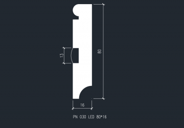 PN 030 LED (80*16*2000 мм)