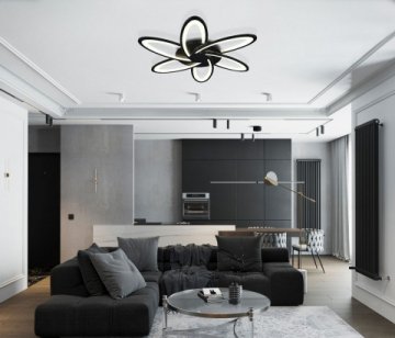 Потолочная светодиодная люстра Natali Kovaltseva High-Tech Led Lamps 82008 Black