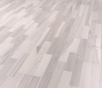 Паркетная доска Polarwood Classic Ясень Living White MATT 3S