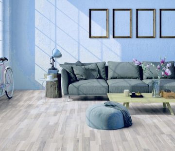 Паркетная доска Polarwood Classic Ясень Living White MATT 3S
