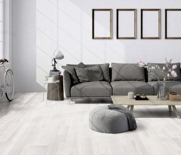 Паркетная доска Polarwood Classic Ясень Ricotta MATT 3S