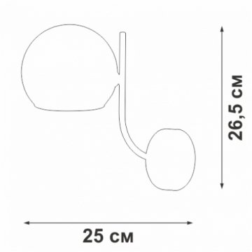 Бра Vitaluce V3957-8/1A