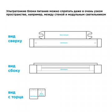 Блок питания Apeyron 24V 36W IP20 1,5A 03-97