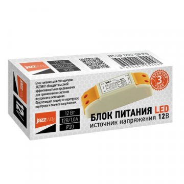 Блок питания Jazzway BSPS 12V 12W IP20 1A 1032447