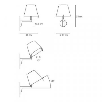 Бра Artemide Melampo 0721020A