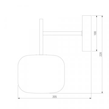 Бра Eurosvet Jar 70128/1 хром