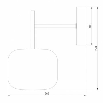 Бра Eurosvet Jar 70128/1 хром