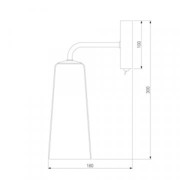 Бра Eurosvet Omber 70137/1 латунь