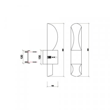 Бра Vele Luce Aronos VL5734W01