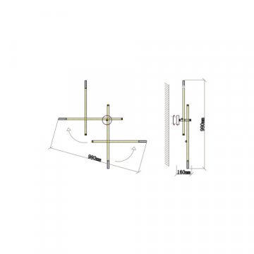 Бра Vele Luce Corda VL5534W34