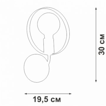 Бра Vitaluce V4379-0/1A