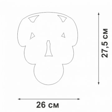 Настенный светильник Vitaluce V5834-8/2A