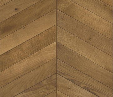 Французская елка Kahrs Chevron Дуб Шеврон светло-коричневый 60°