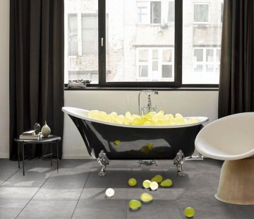 Ламинат Parador Trendtime 5 1743599 Бетон тёмно-серый с орнаментом