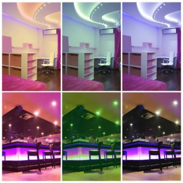 Светодиодная лента Apeyron 14,4W/m 60LED/m 5050SMD разноцветная 5M 10-33