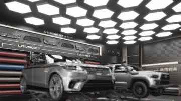 Потолочный светодиодный светильник Siled Hexago 7372460
