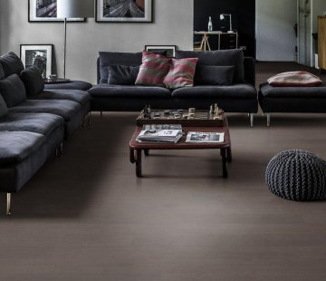 Двухполосная паркетная доска Kahrs Life Faded Black (193×1225 мм)