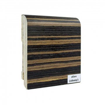 Плинтус Finitura Dekor Эбен R13 70 х 15 х 2400 мм