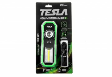 Кемпинговый светодиодный фонарь Tesla аккумуляторный 205х68 150 лм UFL