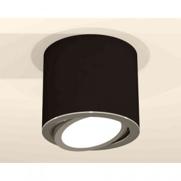 Комплект накладного светильника Ambrella light Techno Spot XS7402002 SBK/PSL черный песок/серебро полированное (C7402, N7003)