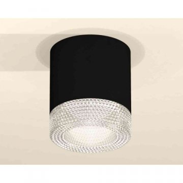 Комплект накладного светильника Ambrella light Techno Spot XS7402010 SBK/CL черный песок/прозрачный (C7402, N7191)