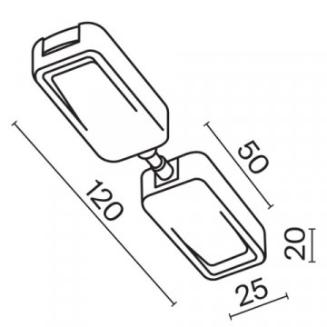 Коннектор питания прямой Maytoni Technical Radity TRA084C-W-12