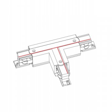 Коннектор T-образный левый 2 Nowodvorski Ctls Power 8236
