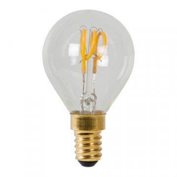 Лампа светодиодная диммируемая Lucide E14 3W 2700K прозрачная 49046/03/60