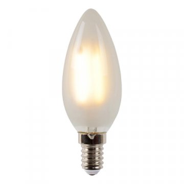 Лампа светодиодная диммируемая Lucide E14 4W 2700K матовая 49023/04/67