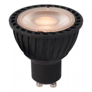 Лампа светодиодная диммируемая Lucide GU10 5W 2200K черная 49010/05/30