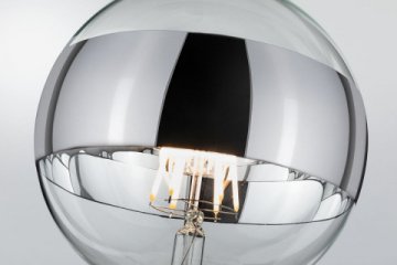 Лампа светодиодная диммируемая Paulmann 6W 2700K шар прозрачный 28681