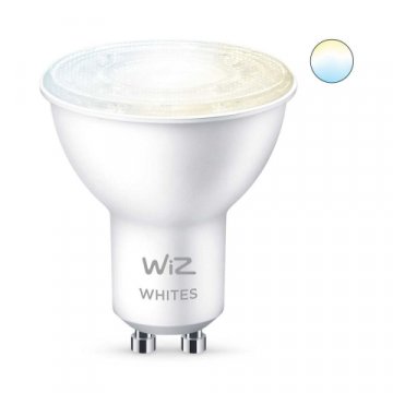Лампа светодиодная диммируемая WiZ GU10 4,7W 2700-6500K прозрачная Wi-Fi BLE 50W GU10 927-65 TW 1PF/6 929002448302