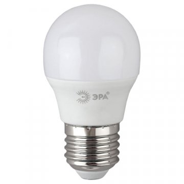 Лампа светодиодная ЭРА E14 6W 2700K матовая LED P45-6W-827-E14 R Б0051058
