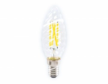 Лампа светодиодная филаментная Ambrella light E14 6W 4200K прозрачная 202124