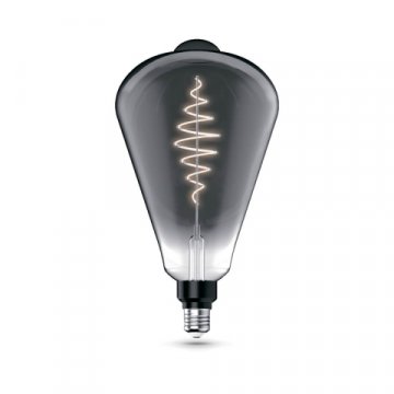 Лампа светодиодная филаментная Gauss E27 8,5W 1800K серая 157802005