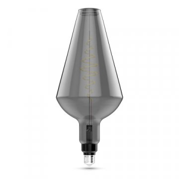 Лампа светодиодная филаментная Gauss E27 8,5W 1800K серая 180802005