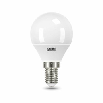 Лампа светодиодная Gauss E14 4W 3000K матовая 63114