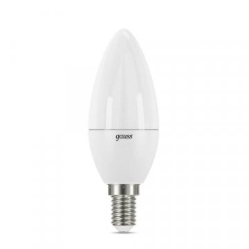 Лампа светодиодная Gauss E14 6.5W 6500K матовая 103101307
