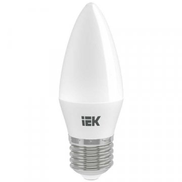 Лампа светодиодная IEK E14 7W 4000K матовая LLE-C35-07-230-40-E14-3