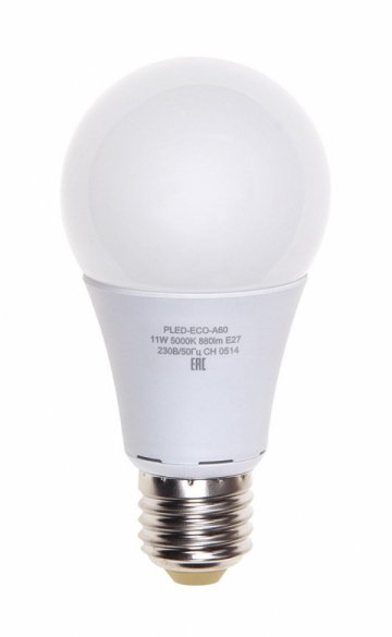 Лампа светодиодная Jazzway E27 11W 3000K матовая 1033208