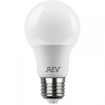 Лампа светодиодная REV A60 Е27 7W 4000K нейтральный белый свет груша 32265 8